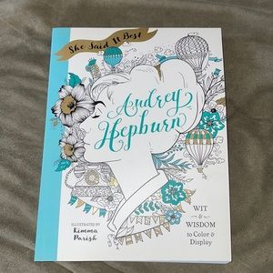 Audrey Hepburn coloring book